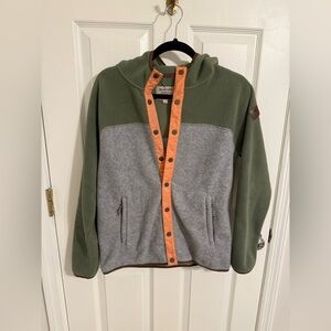 Burton Color Block Button-Down Fleece – Size Small